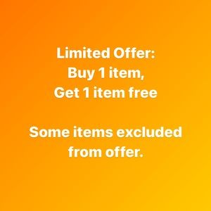 Buy 1 item, Get 1 item free